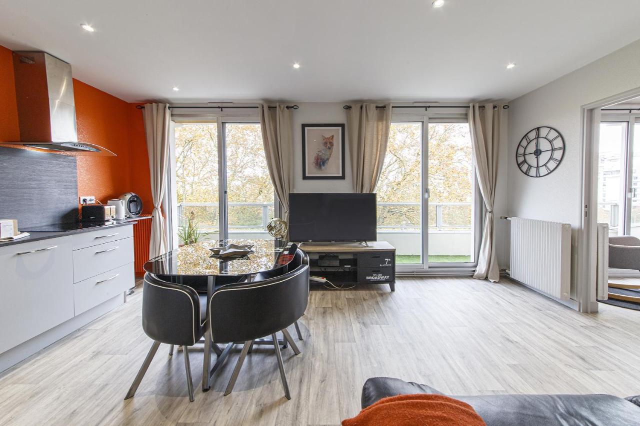أنجير Chic Appartement Vue Sur Parc Au Calme المظهر الخارجي الصورة